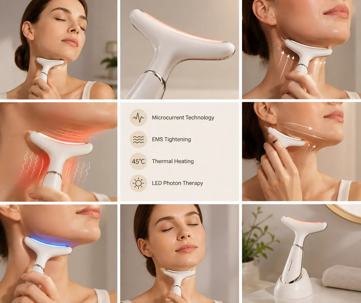 Advanced Anti-Aging Facial Massager – Skin Tightening & Contour Device